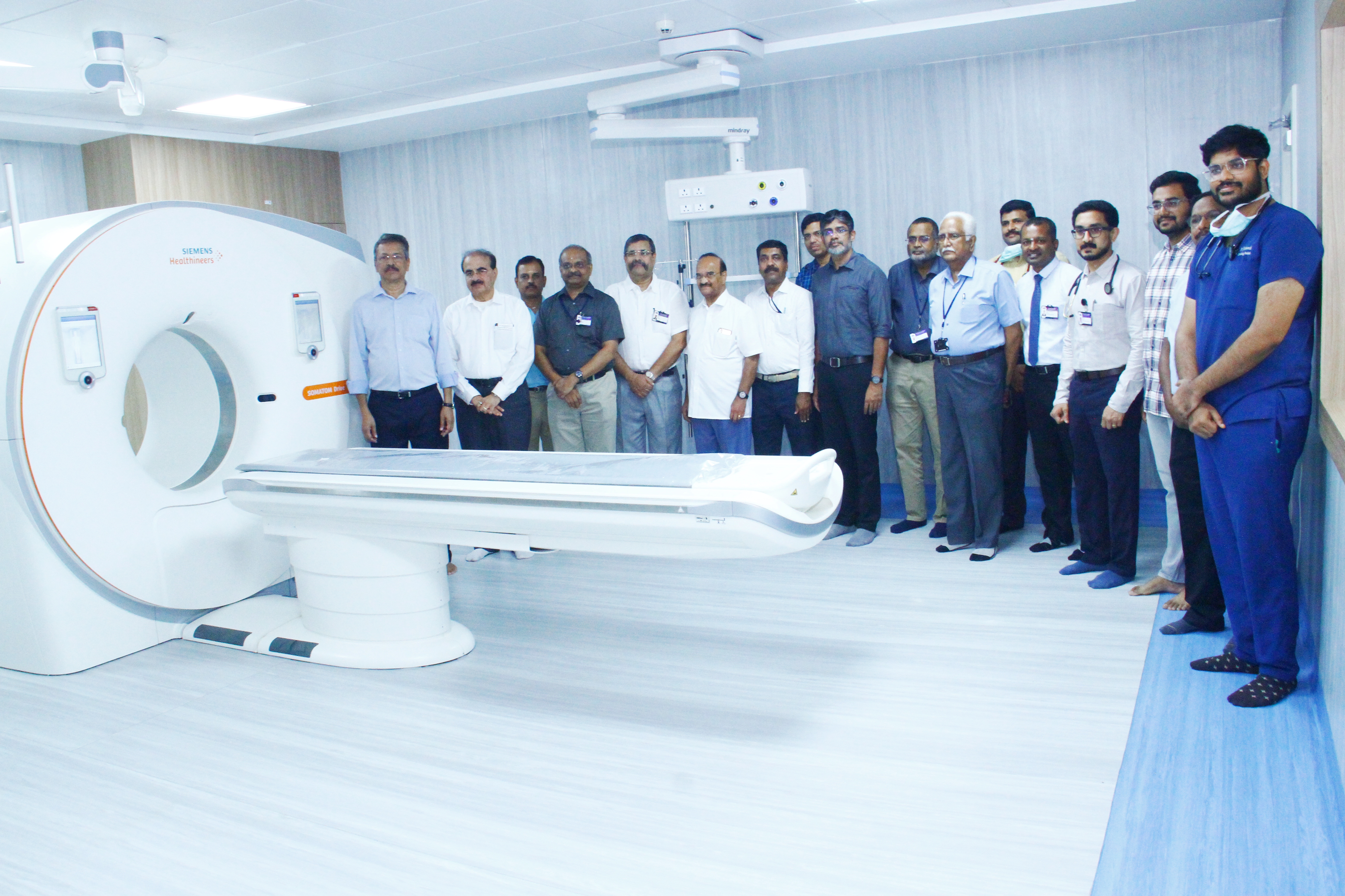Inaugration of new generation dual energy CT scan machine
