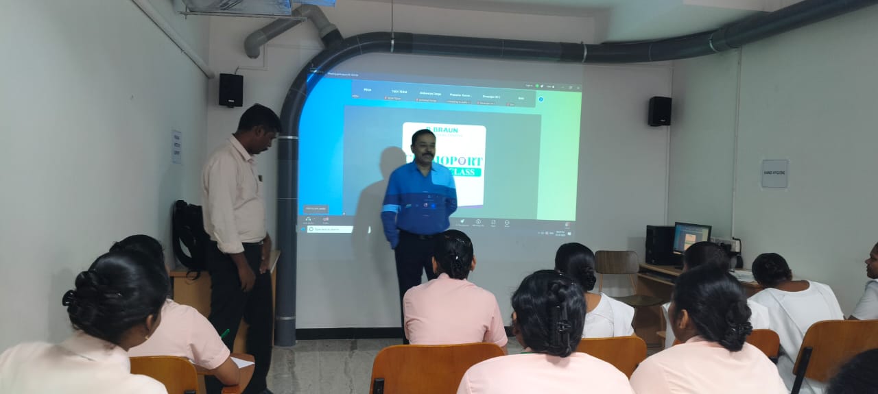 Nursing personnel attended the Chemo port master class conducted by B Braun company in collaboration with Adyar Cancer institute