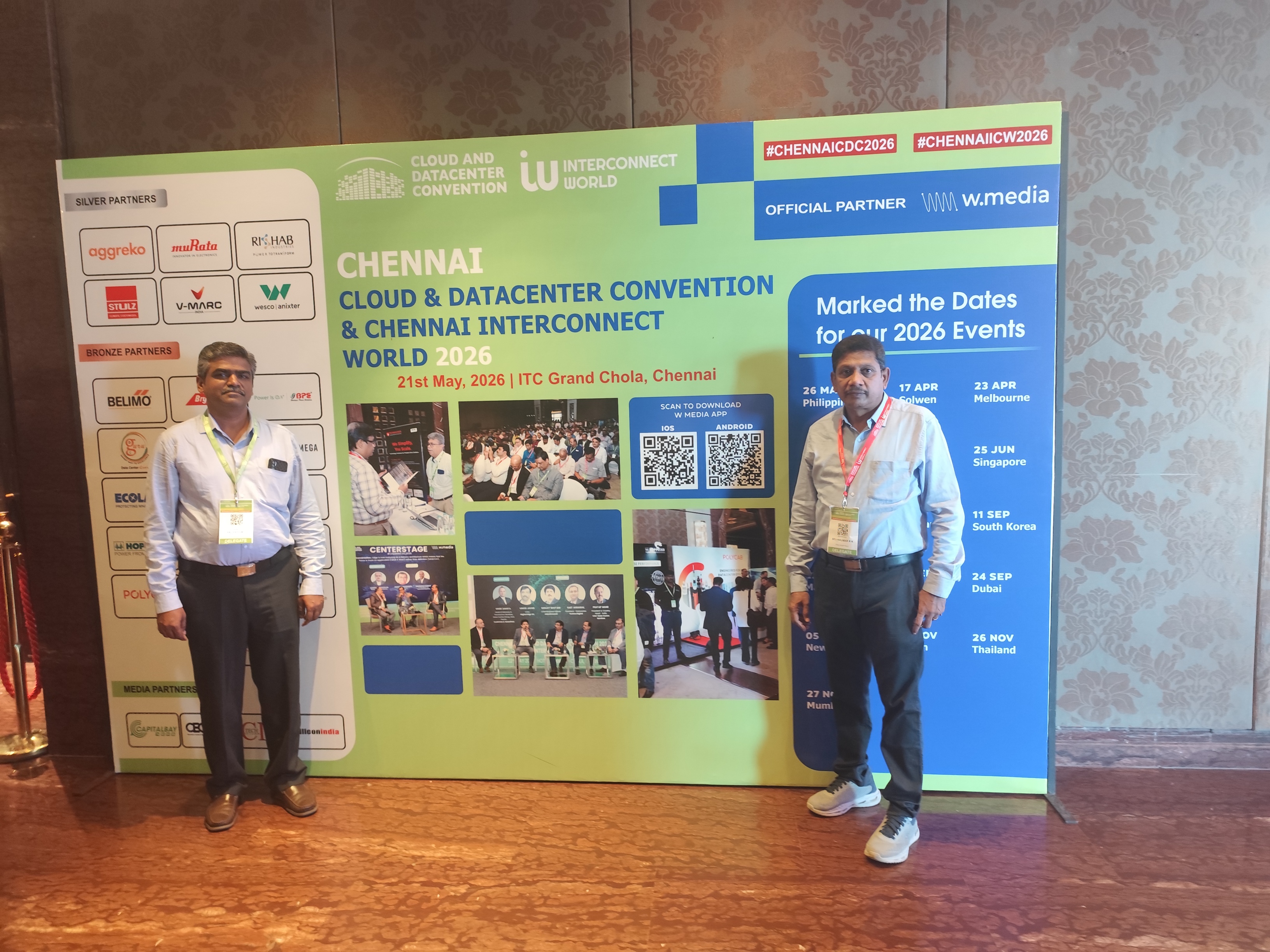 IT Team at Chennai Cloud & Datacenter Convention, Chennai Interconnect World 2026 in Chennai.